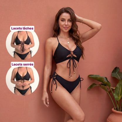 Maillot de bain 2 pièces push-up